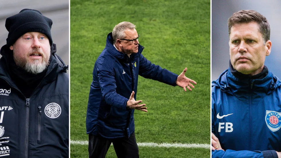 Uppsalas tränare Jonas Valfridsson och Gusk:s Fredrik Bernhardsson ger sin syn på det stora tv-bråket som förbundskapenen Janne Andersson hamnade i.