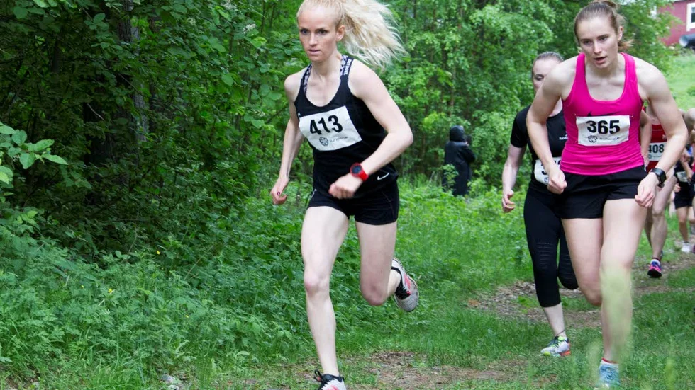Elisabet Clausén vann lördagens Laxlopp.
