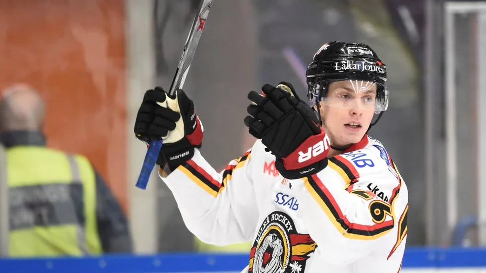Snart tillbaka. Peter Cehlarik missar CHL-mötet mot Färjestad – men tror på spel till helgen.