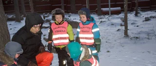 Förskolebarnen trotsar kallgraderna
