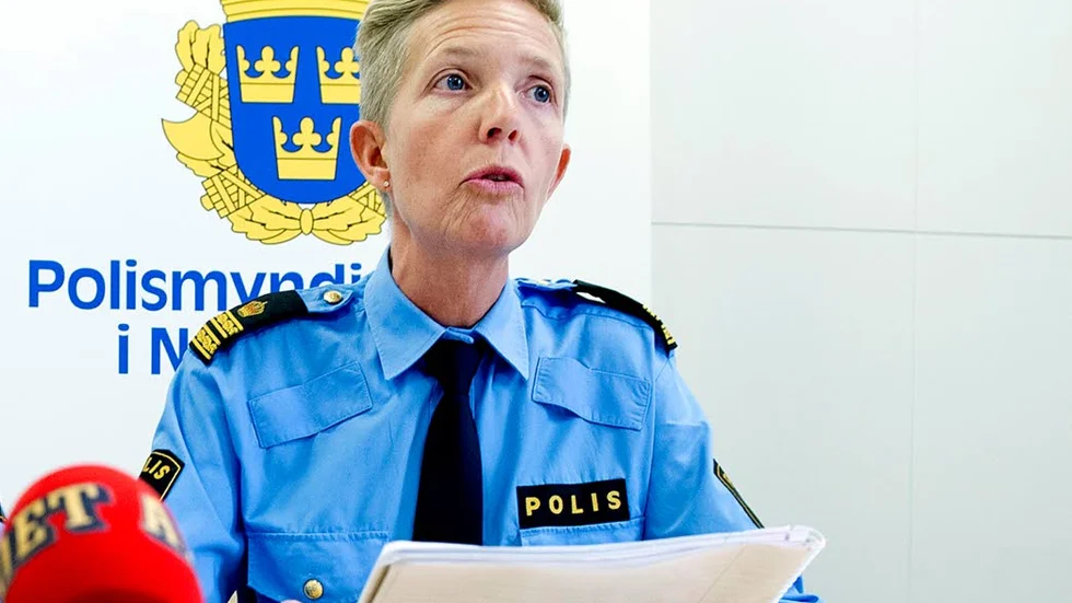 POLIS. Anette Krig, förundersökningsledare.