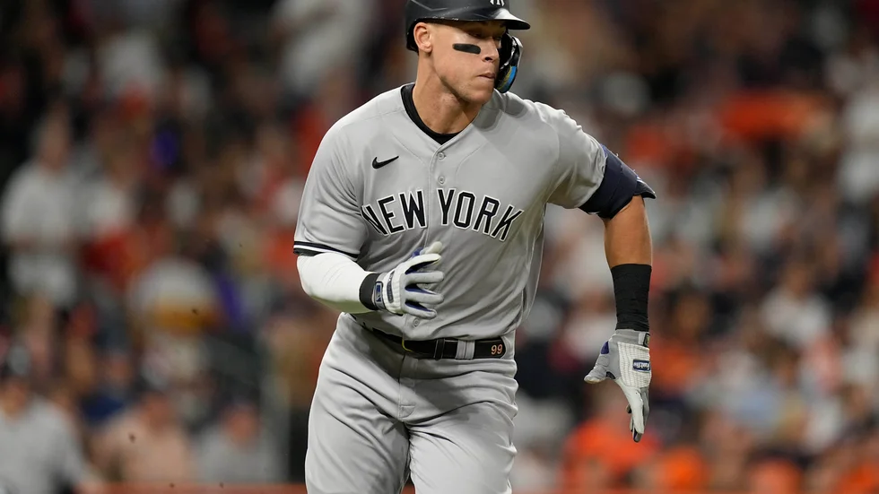 New York Yankees Aaron Judge väntas skriva på ett nytt jättekontrakt. Arkivbild.