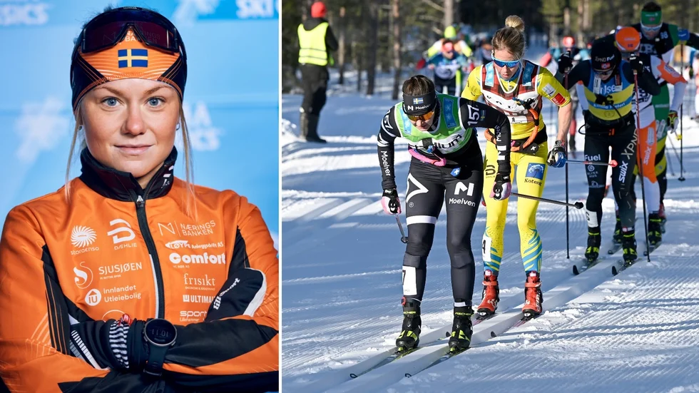 Julia Angelsiöö från Storvreta är redo för en ny säsong av långloppsvärldscupen. Britta Johansson Norgren, här först i spåret på Vasaloppet, vann i fjol men har nu lagt av.
