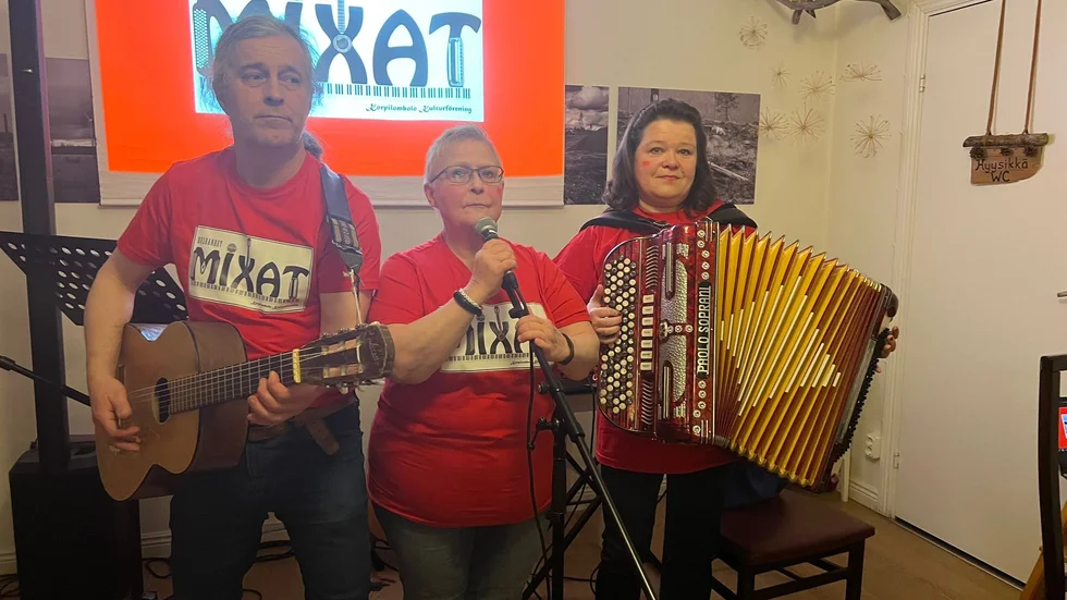 ”Mixat” – Alf Klippmark, Ann-Sofie Törmå, Birgitta ”Bia” Anar.