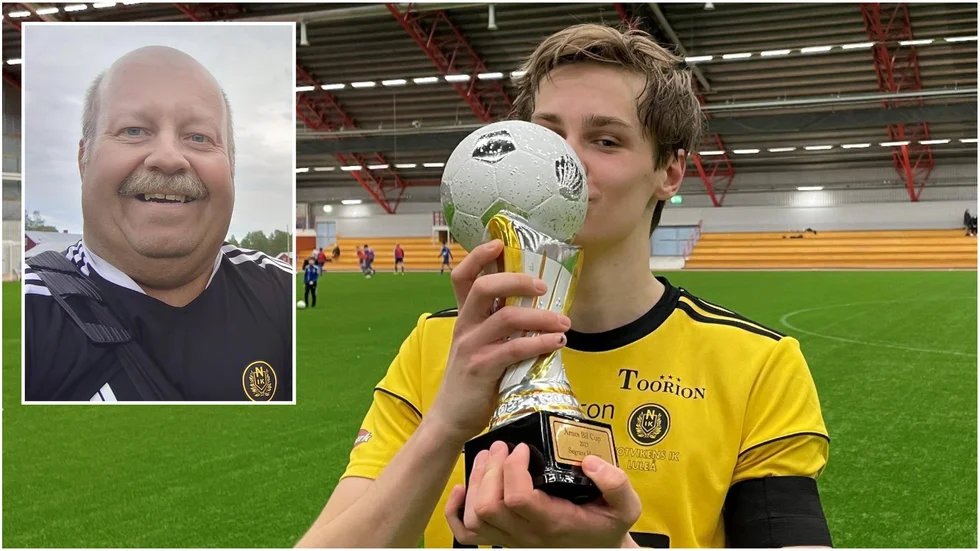 Notvikens IK:s finalhjälte Leon Isaksson tillägnar segern i Arnes Bil Cup den bortgångne materialförvaltaren Nicklas Skoglind. Det har nu gått två veckor sedan Skoglind hastigt avled 52 år gammal.