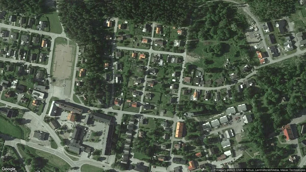 Området kring Lillängsgatan 10