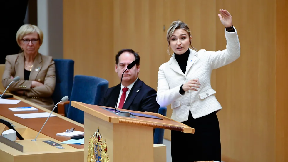 Det var inte första gången som Ebba Busch ger pekpinnar till andra utan att för ett ögonblick känna av bjälken i det egna ögat.