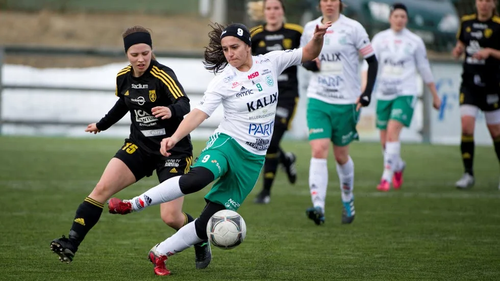 Kan tvingas bort. Fernanda da Silva gjorde ett mål. Nu rasar Assi mot att hon kan tvingas bort från klubben kommande säsong.