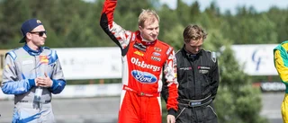 Kevin klädde av alla på banan