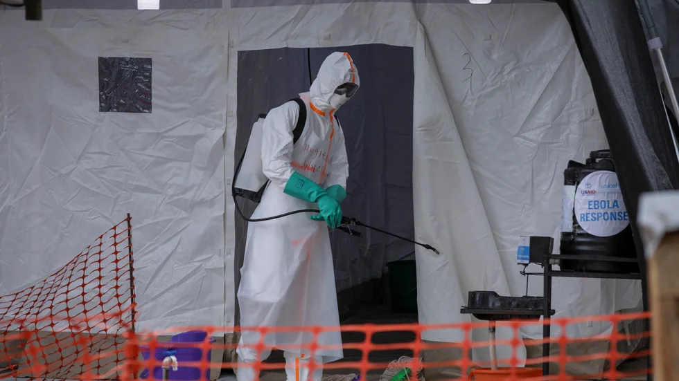 Ebolautbrottet i Uganda startade den 20 september och sjukdomen har sedan dess dödat över 50 människor i landet. Arkivbild.