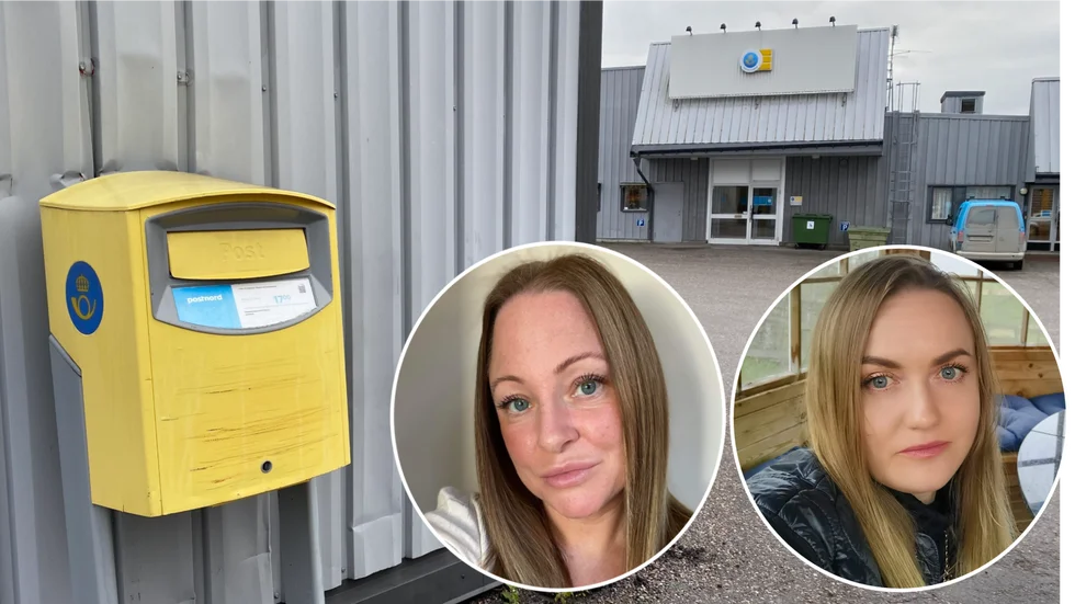 Sandra Steneskog räddade de blöta breven som trillat ut ur Postnords brevlåda på Dammvägen i Strängnäs, bland annat Ingrida Skergelzienes brev fyllt av julkort till Ukraina som tyvärr blev helt förstörda. 