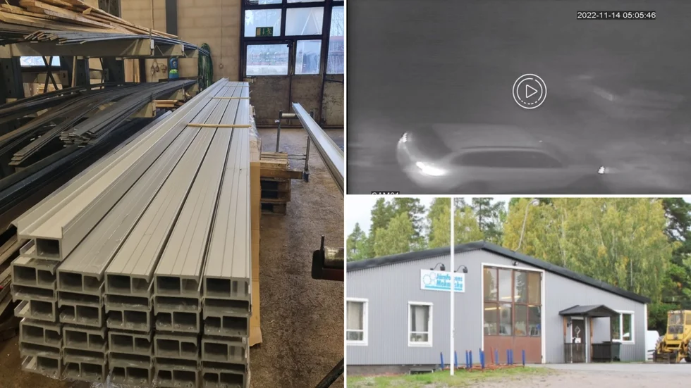 "Det som är så obehagligt är att man undrar om det här kommer att ske igen. Om det finns några som går här, kikar, och planerar att stjäla nästa leverans också", berättar Stefan Högnäs, vd för Järnforsens Mekaniska Verkstad AB.