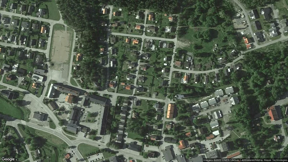 Området kring Lillängsgatan 8