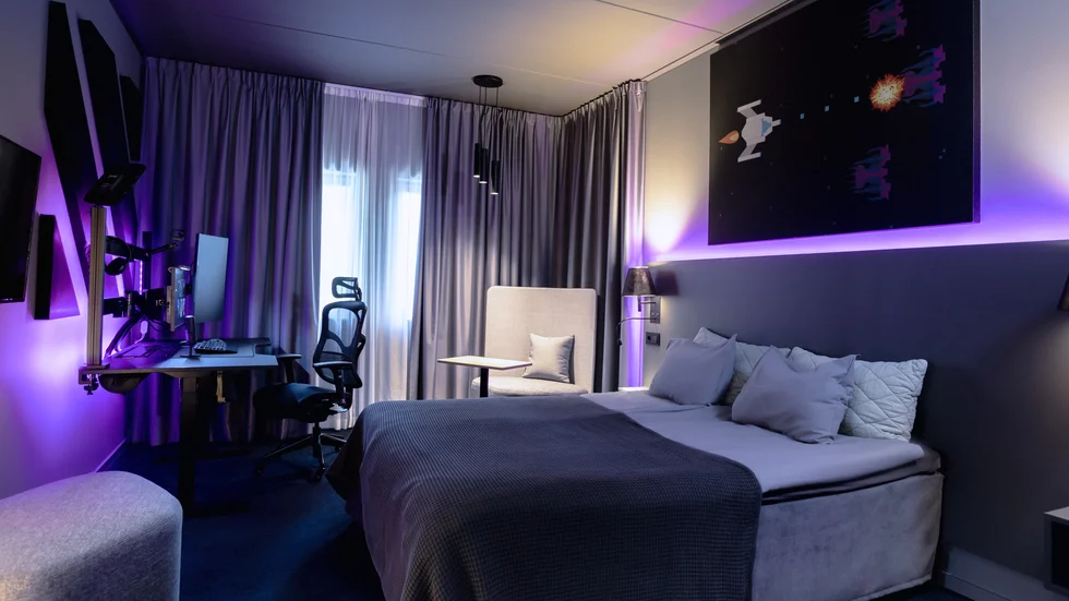 Nordic Choice Hotels testar specialutrustade gamingrum på två konferenshotell i Sverige, i Stockholm och Jönköping.