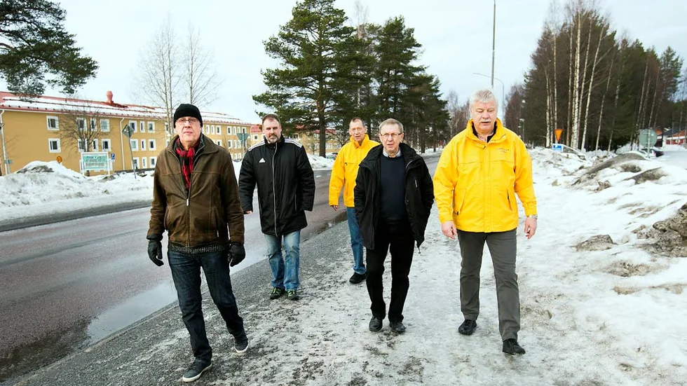 Norrbotten är på gång när det gäller hjärtefrågan folkhälsa, konstaterar Börje Lööw, Notvikens IK, Torbjörn Johansson, Notvikens IK, Bengt Waara, Lions, Kjell Eriksson, Hindersöns hembygdsförening och Christer Thörnlund, Lions.