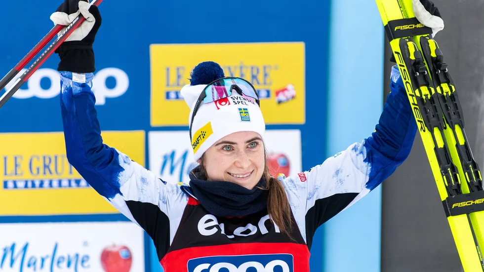 Ebba Andersson, Piteå Elit, vann comebacken och årsdebuten (Arkivbild).