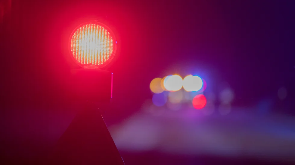 Ingen av de drabbade behövde följa med ambulansen från olycksplatsen.