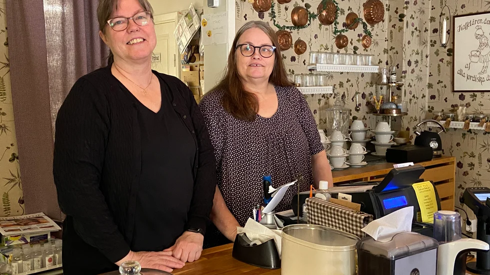 Ägarna och systrarna Caroline Eriksson och Katarina Landqvist ser fram emot att lämna över verksamheten till någon med nya krafter. 