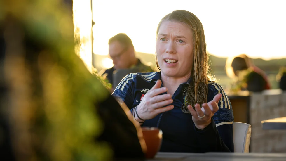 Hedvig Lindahl är en av 150 spelare från hela världen som har skrivit ett öppet brev till Fifas ordförande Gianni Infantino. Arkivbild.