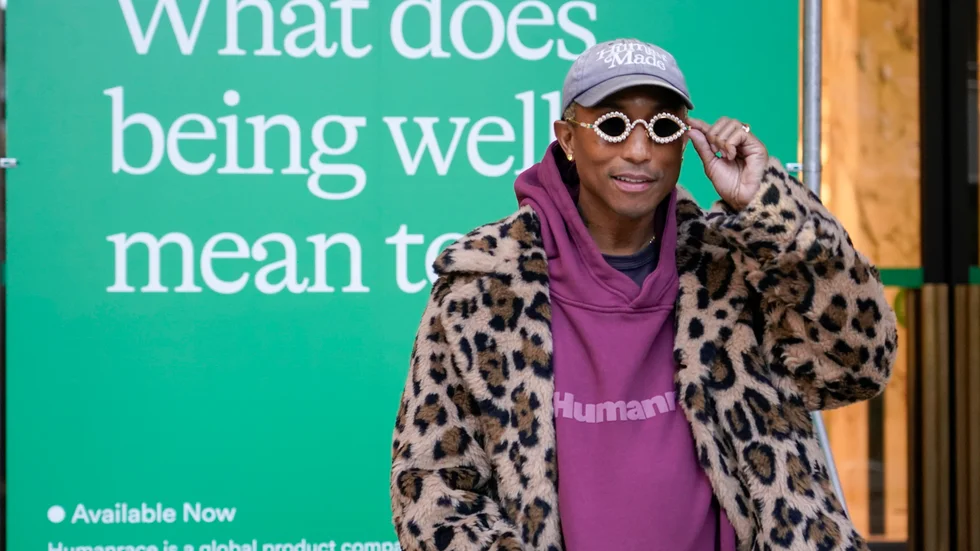 Amerikanske hiphop-artisten Pharrell Williams blir ny huvuddesigner för Louis Vuittons herrkollektioner. Arkivbild.
