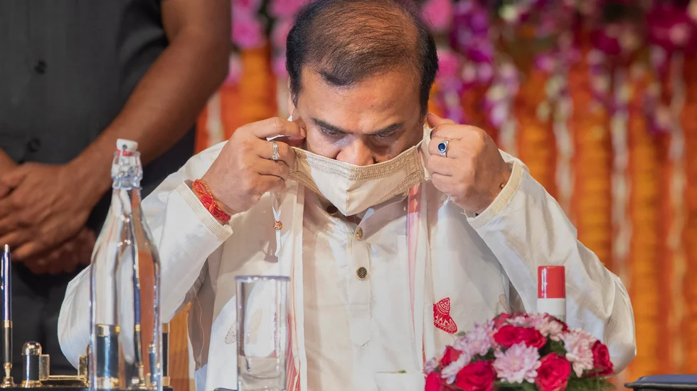 Den indiska delstaten Assams chefsminister Himanta Biswa Sarma. Arkivbild.