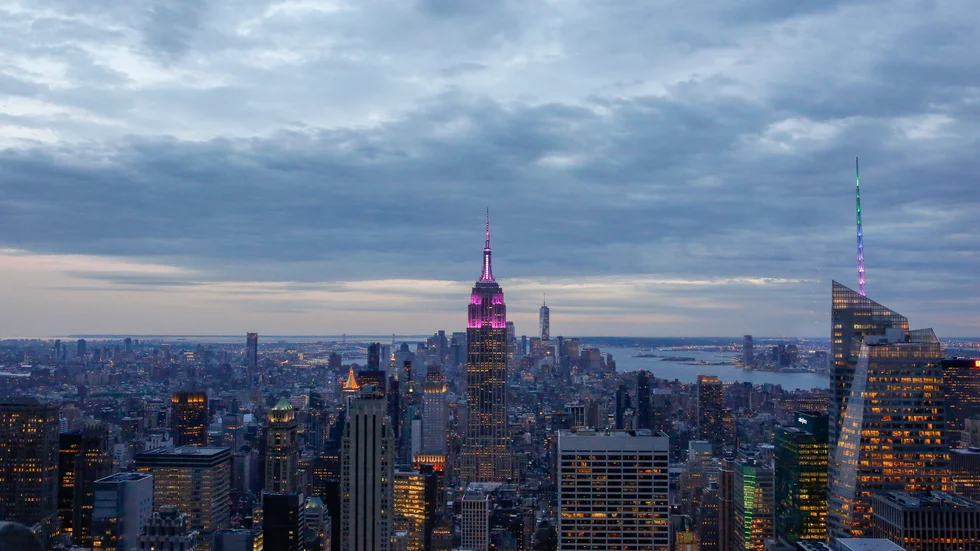 Nu faller priser och försäljningar på Manhattan. Arkivbild.