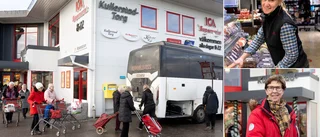 Efter butiken stängde i centrum – buss blev räddningen • "Stort orosmoln" • "Känns bra att kunna klara sig själv"