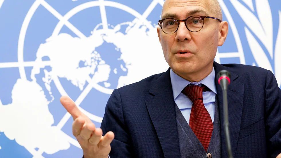 FN:s människorättschef Volker Türk varnar för klimatförändringarnas påverkan på mänskligheten. Arkivbild