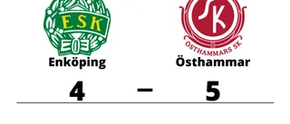 Seger för Östhammar efter förlängning mot Enköping