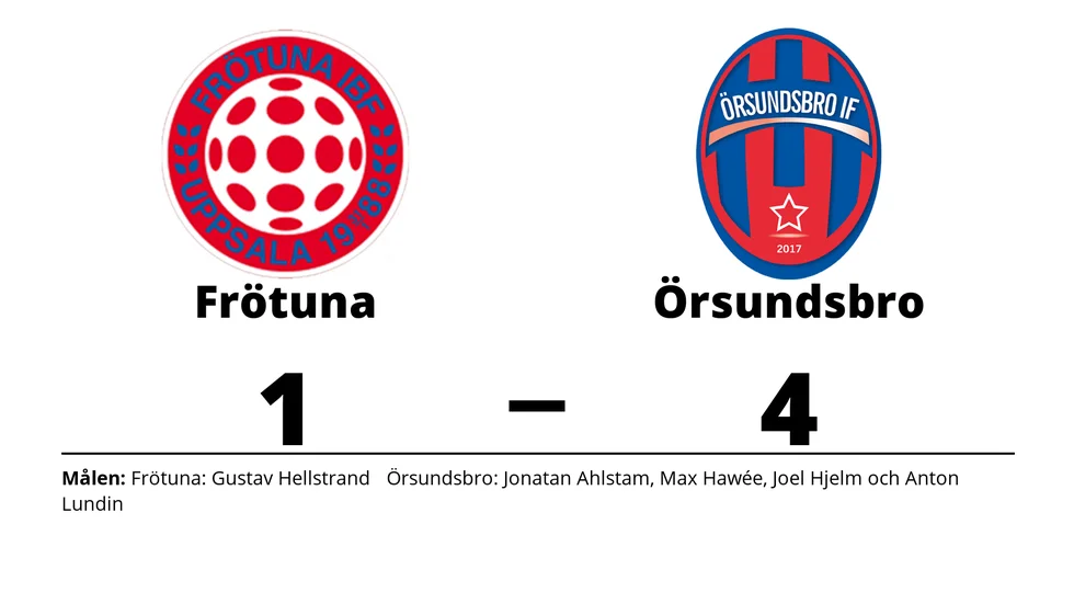 Frötuna IBF förlorade mot Örsundsbro IF