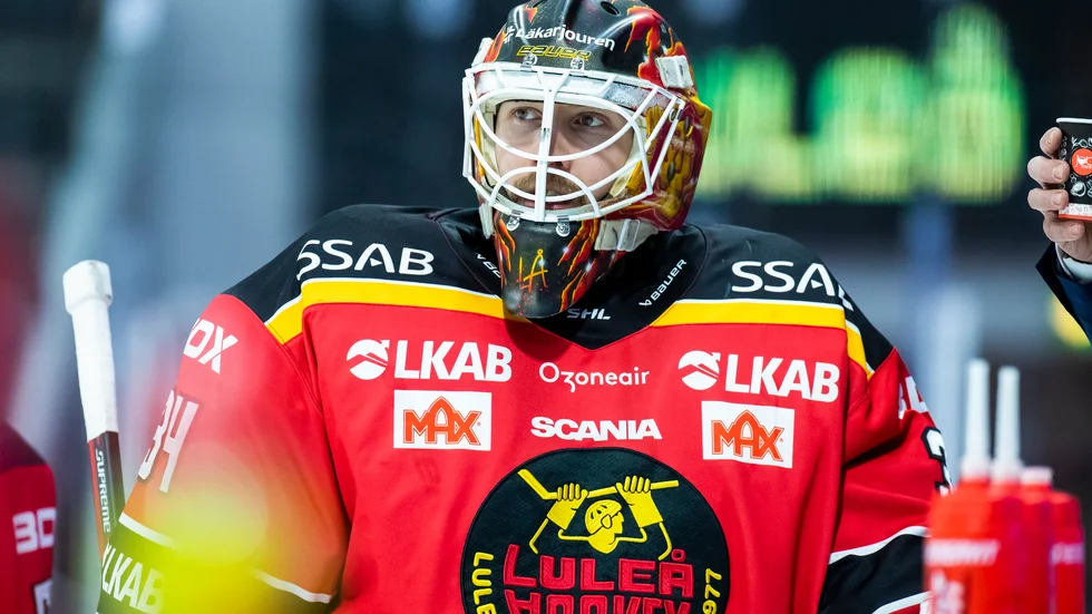 Luleås målvakt Joel Lassinantti. Arkivbild.