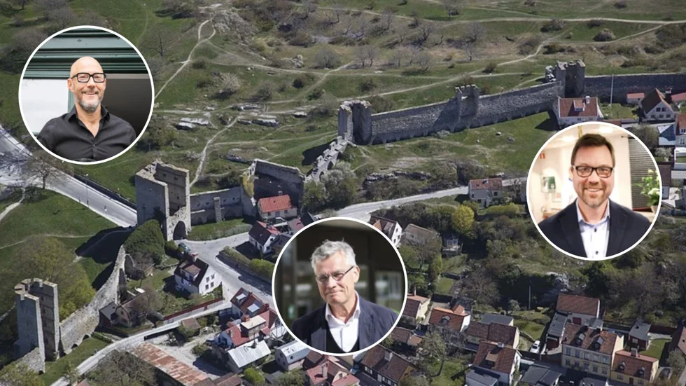 Jonas Ununger, Henrik Stangel och Håkan Johansson finns med bland Gotlands största inkomsttagare. Bilden är ett montage.
