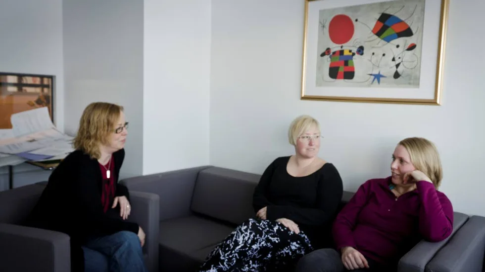 LÄRARE. Jeanette Kuoppa, Maria Lycksell-Bjurén och Lotta Olovsson arbetar i samma arbetslag.
