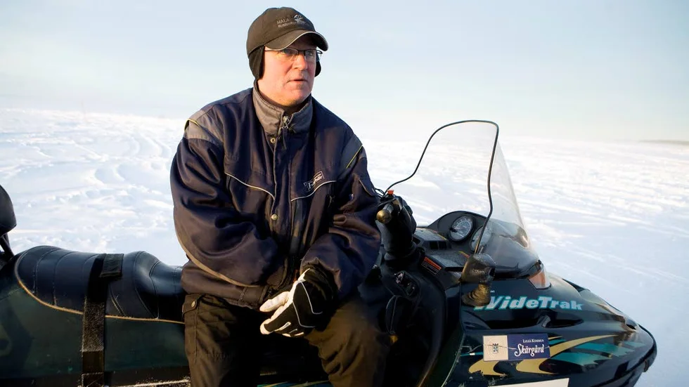 isman. Jan Blomqvist är Luleå kommunes egen ismästare.