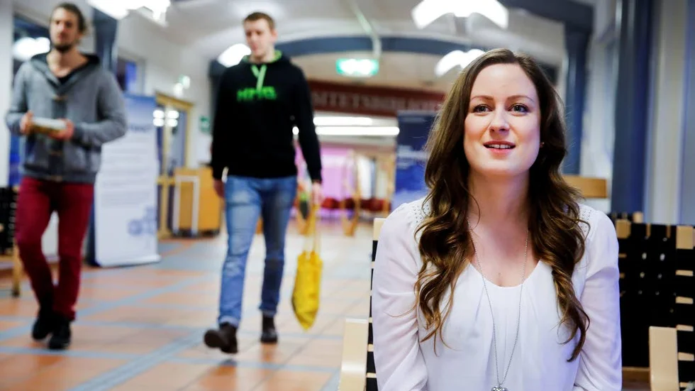 KÄND. Det är många som känner igen Martina i korridorerna på universitetet.