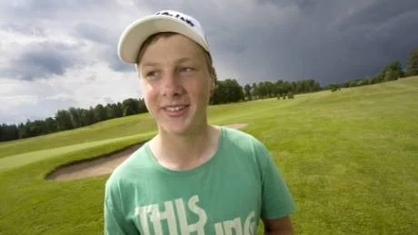 Joakim Bonnevier kände att segern kunde bli hans efter onsdagens nionde hål, då han låg på fyra under par. Foto: Niclas Sandberg
