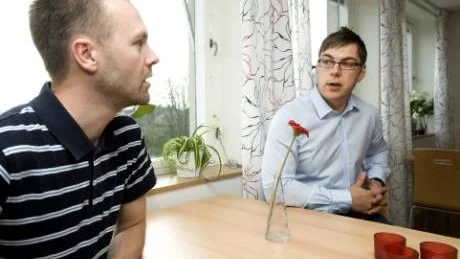 Sweco utökar sin verksamhet och anställer tio nya medarbetare. Björn Kleist och Ted Thyrberg är gruppchefer på Sweco i länet. Foto: Robert Svensson