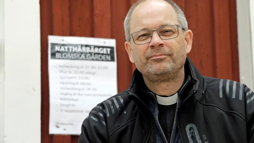 Kyrkoherde Mats Björk ser det inte som hållbart att driva ett härbärge utan personal. (Arkivbild)