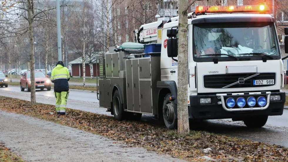 Pite energi har problem under hösten med flera kabelfel efter Sundsgatan söderut mot kanalen.