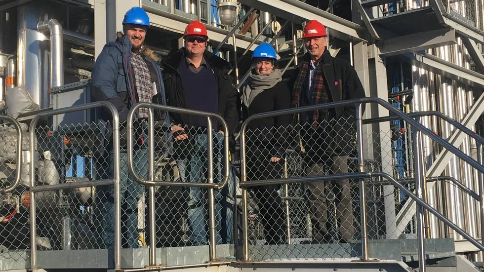 Med på rundresan var Anton Li Nilsson, ordförande (C) Piteå, Hans Öhlund styrelseledamot (C) Piteå, Emma Wiener, tredjenamn på C-listan till EU-valet och Nils-Olov Lindfors, regionråd och ordförande (C) Norrbotten.