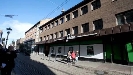 Så här ser det ut längs Drottninggatan... men bara ett litet tag till.