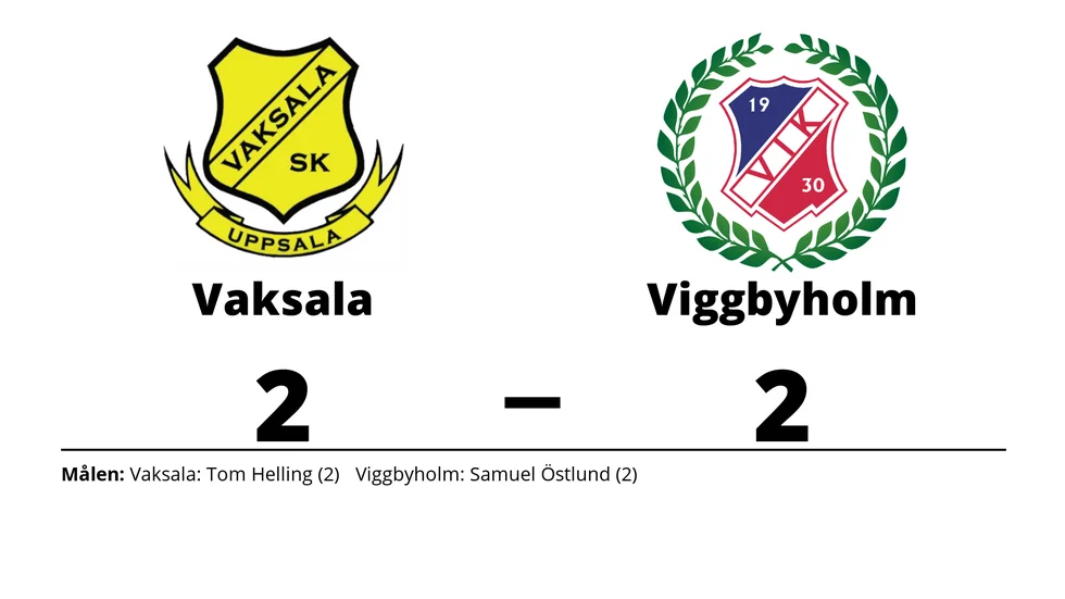 Vaksala SK spelade lika mot Viggbyholms IK FF