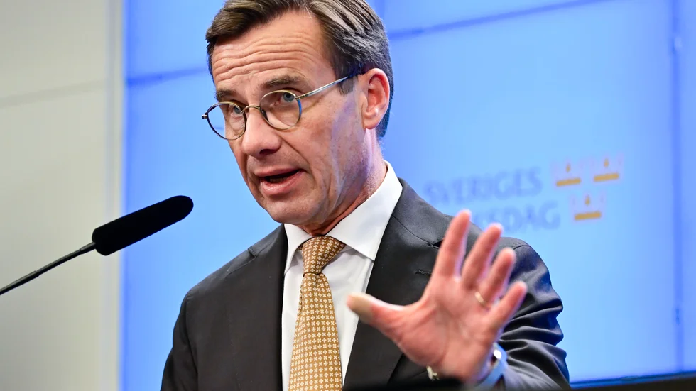 Moderaternas partiledare Ulf Kristersson. Arkivbild.