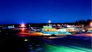 Skavsta utanför Nyköping ska börja med charterflyg igen - och på precis samma resmål som Norrköpings flygplats.Foto: Scanpix