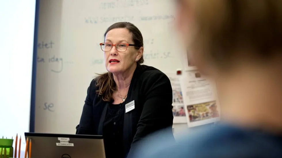 Riksintag. Eva Eriksson från Skolverket fanns på plats för att informera om dansutbildningens innehåll och upplägg.