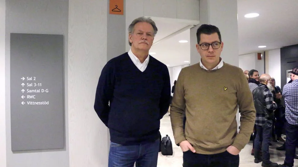 Vittnade. De anhöriga till Johan Löfroth, som omkom, vittnade. Lars-Erik och  Peter Löfroth berättade om mötet med Nordkalk.