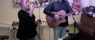 Andersson och Goudet invigde den nya scenen