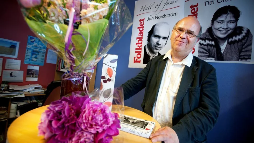 Pensionär. Efter 40 år i Folkbladets tjänst går nu Jan Nordström i penion. Men misströsta inte - han återkommer i spalterna redan om ett par veckor - som sommarvikarie!