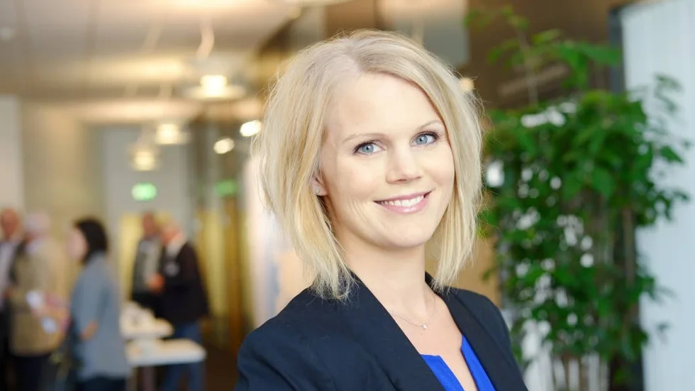 - Här gäller det att kommunen agerar snabbt, åtta månader låter lite oroande, säger Östsvenska Handelskammarens vd Johanna Palmér.

Foto: Brita Nordholm