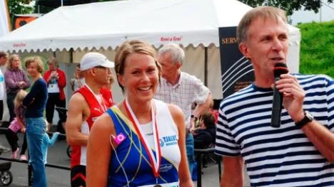 Frida Södermark visade sig vara starkast i damernas ultramarathon. Efteråt sprudlade hon av glädje.